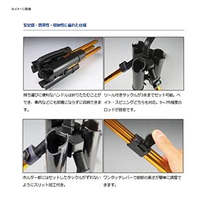 Amazon | ダイワ(DAIWA) プレッソ ロッドスタンド 530 ガンメタ